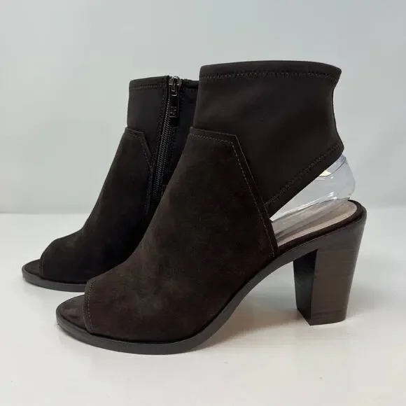 Donald J Pliner Women's Kleo Open Toe Ankle Bootie Size 9M Brown - Picture 7 of 13